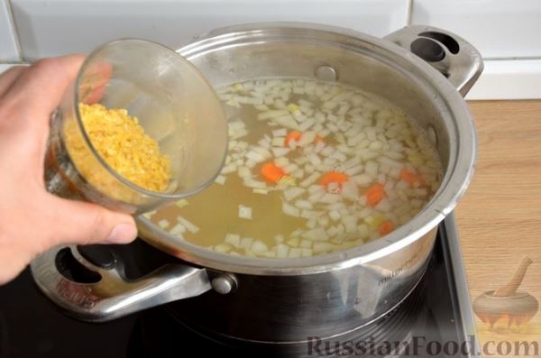 Рыбный суп с овощами и булгуром
