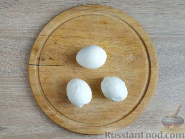 Салат из редиски и варёных яиц