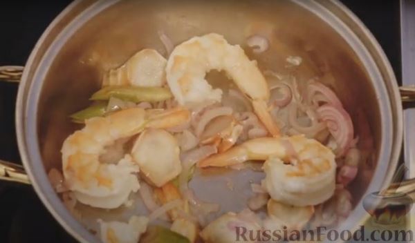 Тайский суп "Том Ям" с креветками