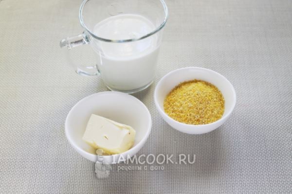 Кукурузная каша на молоке в горшочке в духовке